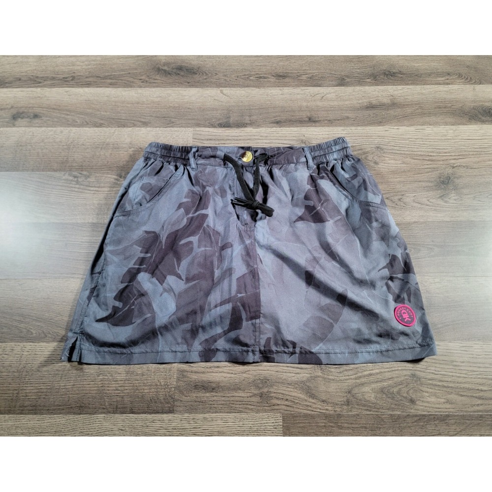 Little Donkey Andy Athletic Tennis Skirt Skort Womens Medium Black Stretch Golf